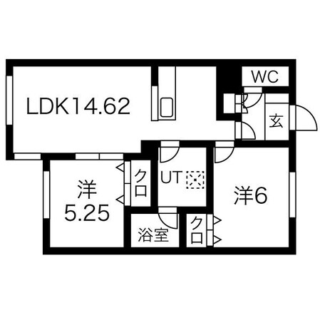 メゾン新富の物件間取画像